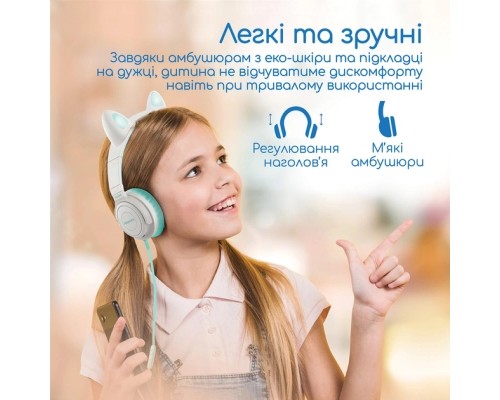 Навушники Promate Panda Aqua (panda.aqua)