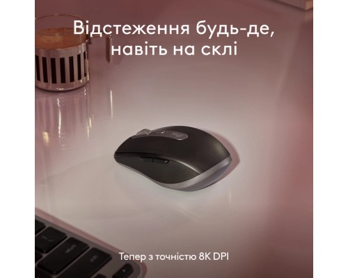 Мишка Logitech MX Anywhere 3S для MAC Wireless Space Grey (910-006947)