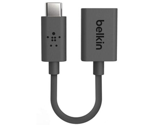 Дата кабель USB 3.0 Type-C to AF 0.14m Belkin (F2CU036btBLK)