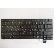 Клавіатура ноутбука Lenovo ThinkPad T460/T460P черн.с черн.рамк/с ТП/с подсв.UA/RU/US (A43476)