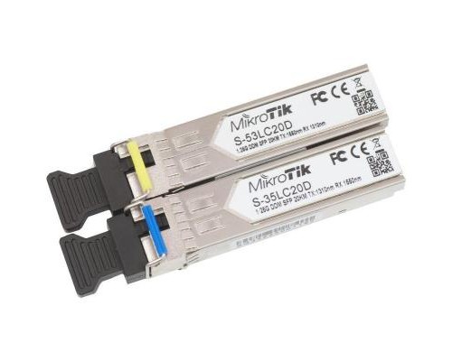 Модуль SFP Mikrotik S-35/53LC20D, 1.25 G, 20 км, LC (S-3553LC20D)