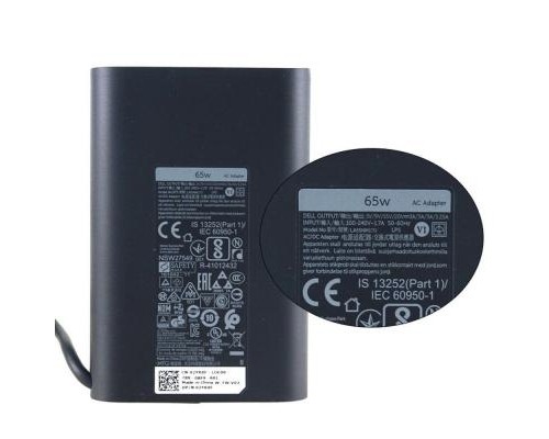 Блок живлення до ноутбуку Dell 65W Oval 20V разъем Type-C (HA65NM170 / A40243)