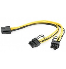 Кабель живлення CPU 8 пин на PCI express 2 х 6+2 пин Cablexpert (CC-PSU-85)