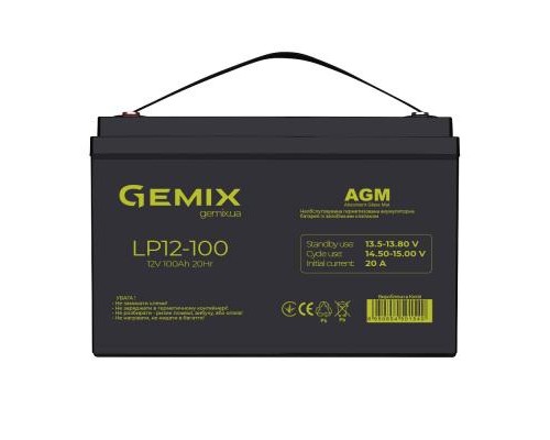 Батарея до ДБЖ Gemix LP 12В 100 Ач (LP12100)