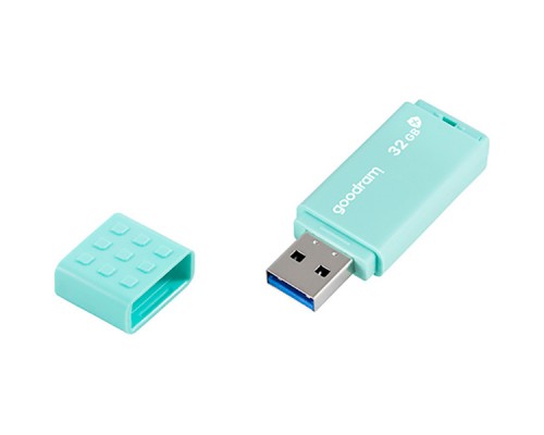 USB флеш накопичувач Goodram 32GB UME3 Care Green USB 3.2 (UME3-0320CRR11)