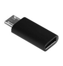 Перехідник Lapara Micro USB Male to USB 3.1 Type-C Female black (LA-MaleMicroUSB-TypeC-Female black)
