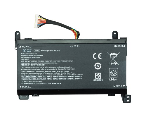 Акумулятор до ноутбука HP Omen 17 (FM08) 14.8V 5200mAh PowerPlant (NB461660)