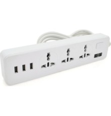 Мережевий фільтр живлення Voltronic TВ-Т13, 3роз, 3*USB White (ТВ-Т13-White)