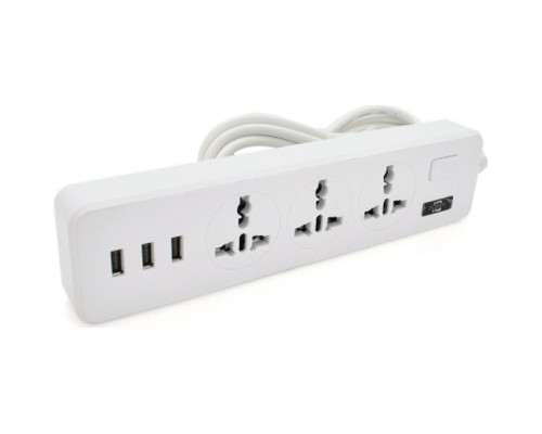 Мережевий фільтр живлення Voltronic TВ-Т13, 3роз, 3*USB White (ТВ-Т13-White)