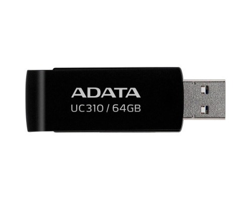 USB флеш накопичувач ADATA 64GB UC310 Black USB 3.0 (UC310-64G-RBK)