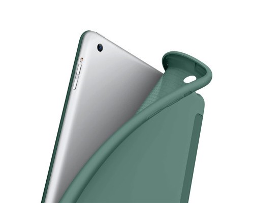 Чохол до планшета BeCover Tri Fold Soft TPU Silicone Apple iPad 9.7 2017/2018 A1822/A1823/A1893/A1954 Dark Green (711129)