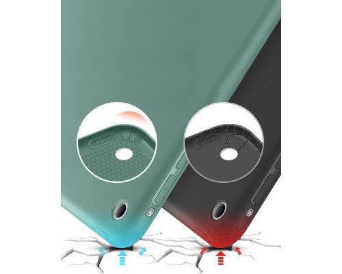 Чохол до планшета BeCover Tri Fold Soft TPU Silicone Apple iPad 9.7 2017/2018 A1822/A1823/A1893/A1954 Dark Green (711129)
