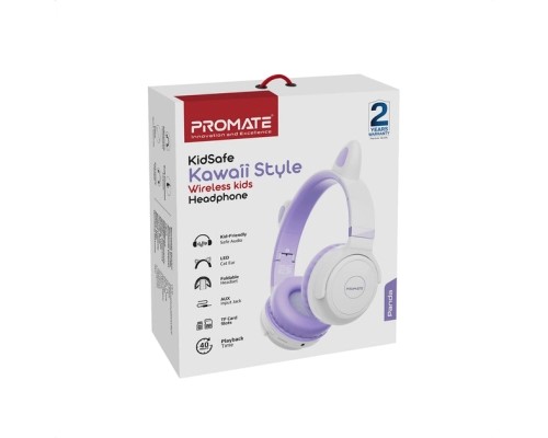 Навушники Promate Panda Lilac (panda.lilac)