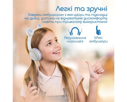 Навушники Promate Panda Lilac (panda.lilac)