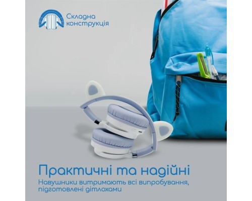 Навушники Promate Panda Lilac (panda.lilac)