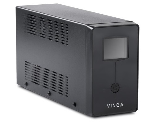 Пристрій безперебійного живлення Vinga LCD 2000VA metall case (VPC-2000M)