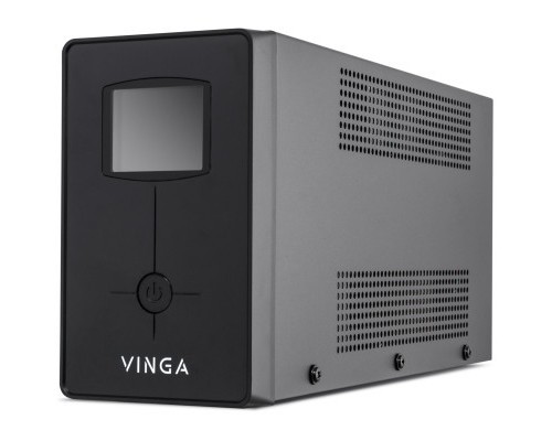 Пристрій безперебійного живлення Vinga LCD 2000VA metall case (VPC-2000M)