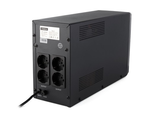 Пристрій безперебійного живлення Vinga LCD 2000VA metall case (VPC-2000M)