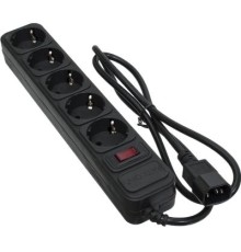 Мережевий фільтр живлення Patron 1 m3*1mm2 (SP-1053U) 5 розеток BLACK (EXT-PN-SP-1053U)