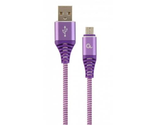 Дата кабель USB 2.0 Micro 5P to AM Cablexpert (CC-USB2B-AMmBM-1M-PW)