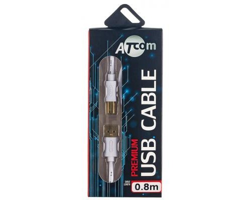 Кабель для принтера USB 2.0 AM/BM 1.8m Atcom (13423)