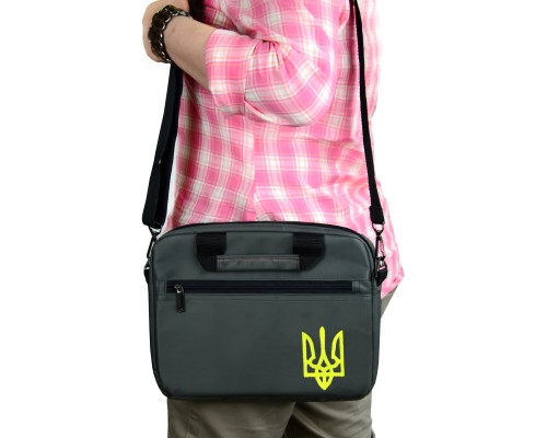 Сумка для ноутбука Porto 12'' PN12 TRIZUB DarkGreen (PN12GP_TRIZ)