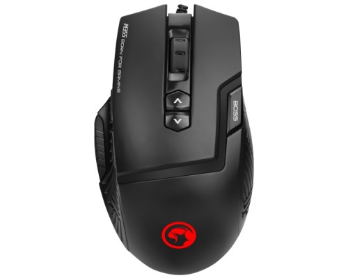 Мишка Marvo M355 7colors-LED USB Black (M355)