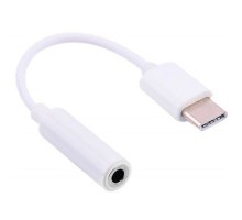 Перехідник Lapara USB Type-C Male - Audio AUX mini jack 3,5 mm Female (LA-Type-C-Audio-3.5mm white)