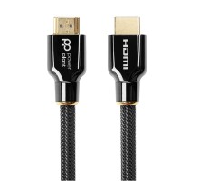 Кабель мультимедійний HDMI to HDMI 1.0m 2.1V, Ultra HD 8K, eARC, 30AWG PowerPlant (CA912186)