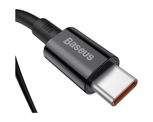 Дата кабель USB-C to USB-C 1.0m 5A Black Baseus (CATYS-B01)