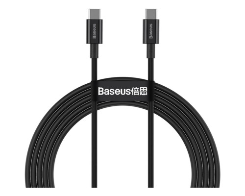 Дата кабель USB-C to USB-C 1.0m 5A Black Baseus (CATYS-B01)