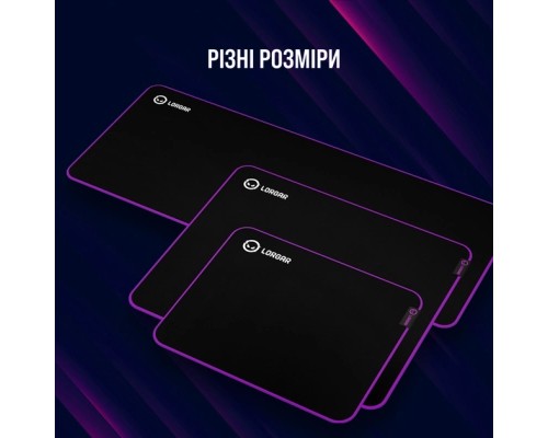 Килимок для мишки Lorgar Main 313 Black/Purple (LRG-GMP313)
