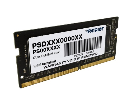 Модуль пам'яті для ноутбука SoDIMM DDR4 16GB 2666 MHz Signature Line Patriot (PSD416G266681S)