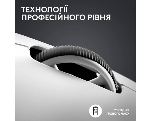 Мишка Logitech G Pro X Superlight 2 Lightspeed Wireless White (910-006638)