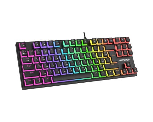 Клавіатура GamePro MK80R Red Switch RGB USB Black (MK80R)