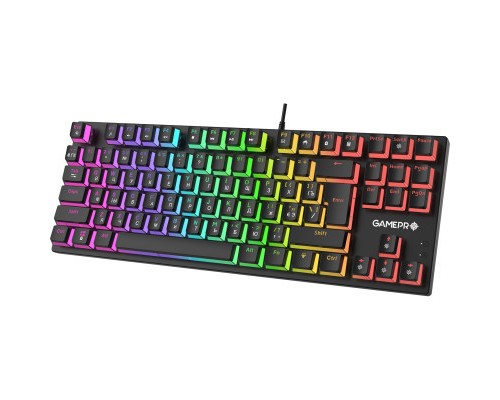 Клавіатура GamePro MK80R Red Switch RGB USB Black (MK80R)