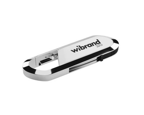 USB флеш накопичувач Wibrand 32GB Aligator White USB 2.0 (WI2.0/AL32U7W)