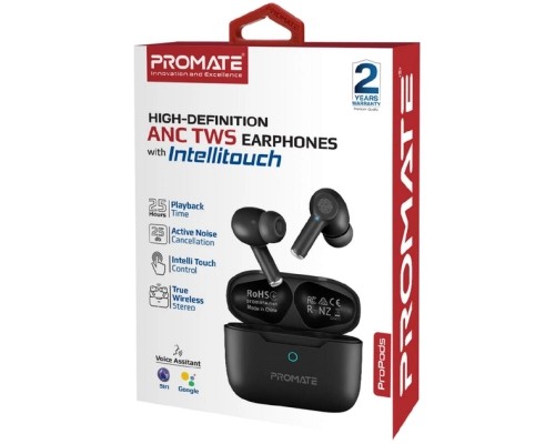 Навушники Promate ProPods Black (propods.black)