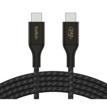 Дата кабель USB-C to USB-C 2.0m 240W Black Belkin (CAB015BT2MBK)