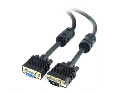 Кабель мультимедійний VGA M/F 3.0m Cablexpert (CC-PPVGAX-10B)