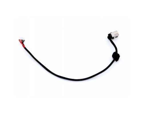 Роз'єм живлення ноутбука з кабелем для Lenovo PJ390 (5.5mm x 2.5mm), 4-pin, 25 см Универсальный (A49037)