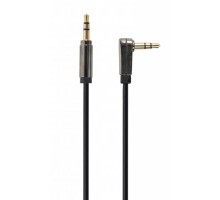 Кабель мультимедійний Jack 3.5mm M to Jack 3.5mm M 1.0m угловой Cablexpert (CCAPB-444L-1M)
