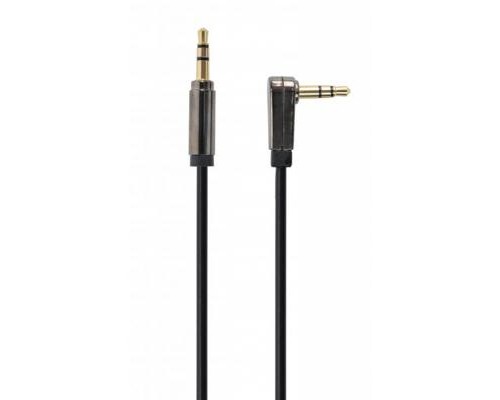 Кабель мультимедійний Jack 3.5mm M to Jack 3.5mm M 1.0m угловой Cablexpert (CCAPB-444L-1M)