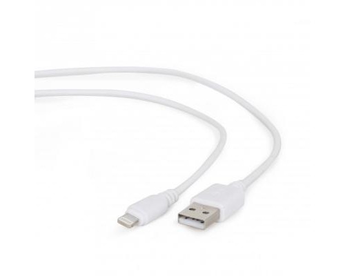Дата кабель USB 2.0 AM to Lightning 2.0m Cablexpert (CC-USB2-AMLM-2M-W)