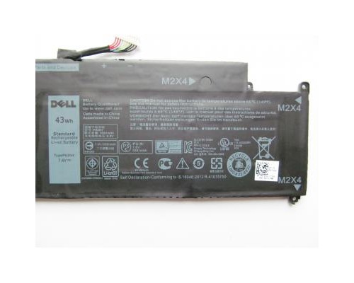 Акумулятор до ноутбука Dell Latitude E7370 P63NY, 43Wh (5381mAh), 4cell, 7.6V, Li-ion (A47223)