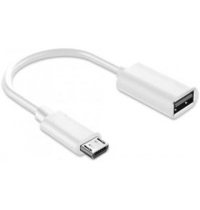 Дата кабель OTG USB 2.0 AF to Micro 5P white XoKo (XK-AC130-WH)