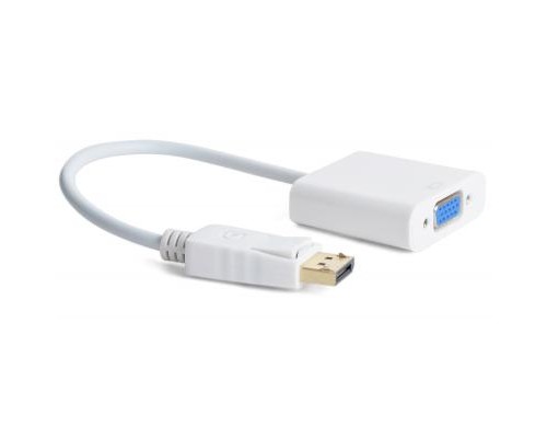 Перехідник DisplayPort to VGA Cablexpert (A-DPM-VGAF-02-W)