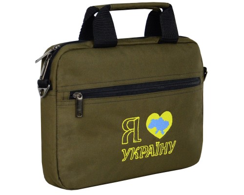 Сумка для ноутбука Porto 12'' PN12 LoveUkraine Green (PN12GR_LoveUkr)