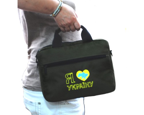 Сумка для ноутбука Porto 12'' PN12 LoveUkraine Green (PN12GR_LoveUkr)
