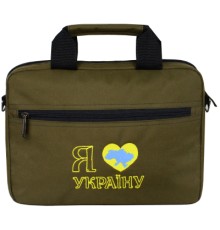 Сумка для ноутбука Porto 12'' PN12 LoveUkraine Green (PN12GR_LoveUkr)